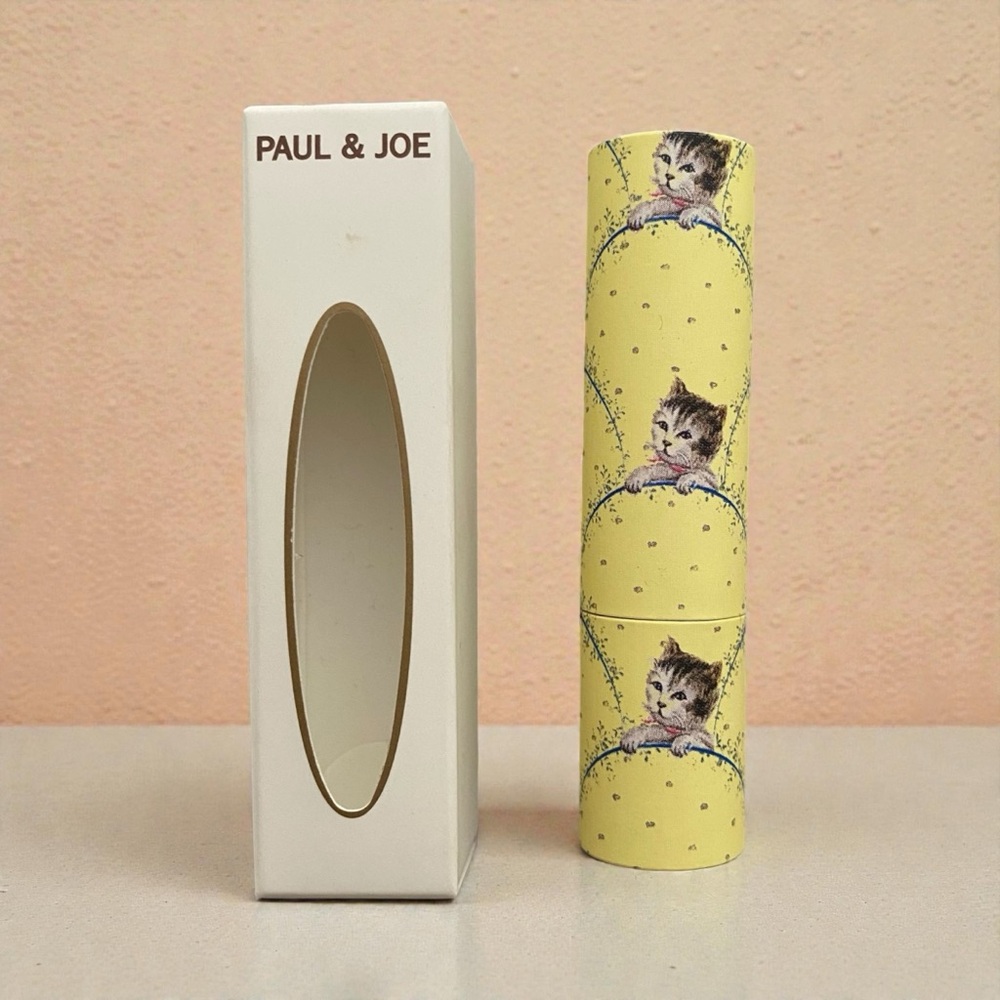 Paul & Joe Yellow Cat Design Lipstick tube NIB
